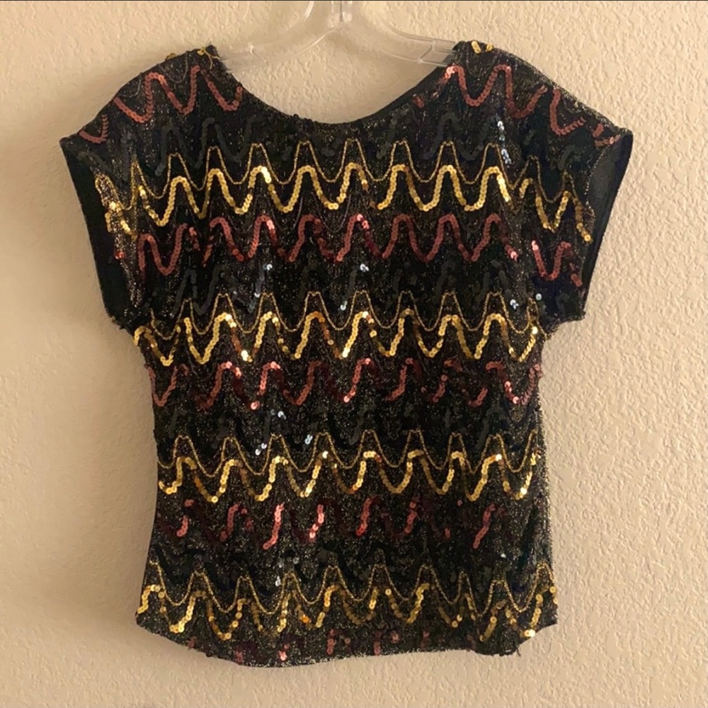 Vintage Sequin Top